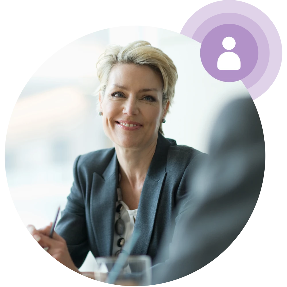 Dedicated wealth manager illustration